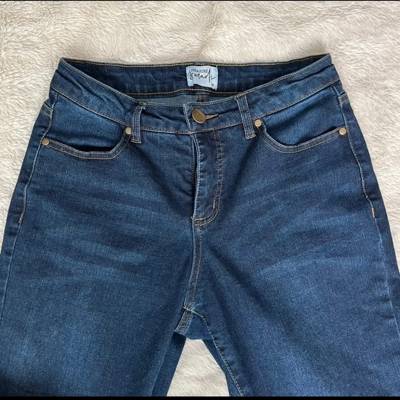 Measure and Made Dark wash Jeans (Retail $119) - Picture 3 of 8